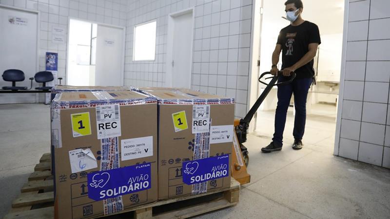 Pernambuco recebe novo lote com 129,8 mil doses de vacinas da Pfizer