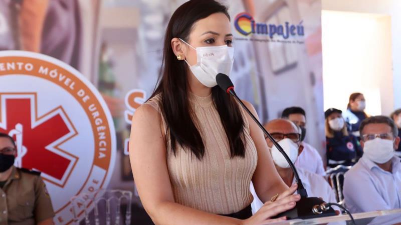 Márcia Conrado comemora inauguração do SAMU Regional