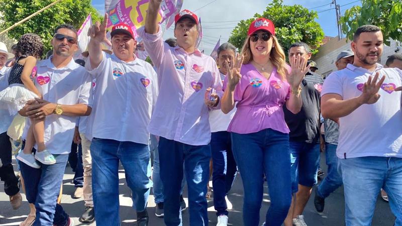 Marconi Santana: Raquel e Lula querem mais desenvolvimento e um futuro promissor para todos nós