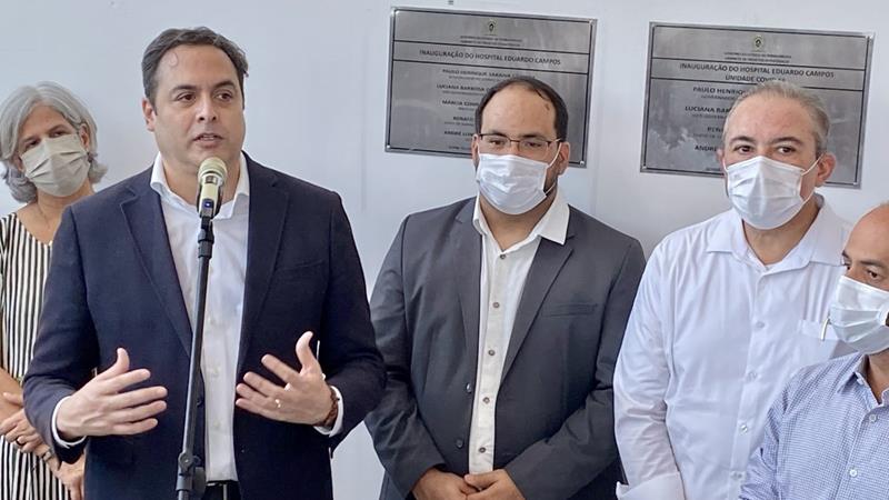 Ao inaugurar hospital em ST, Paulo Câmara fala sobre futuro político