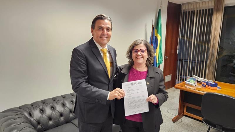 Brasília: Marconi registra audiência com Teresa Leitão e comemora investimentos para o aeroporto de ST