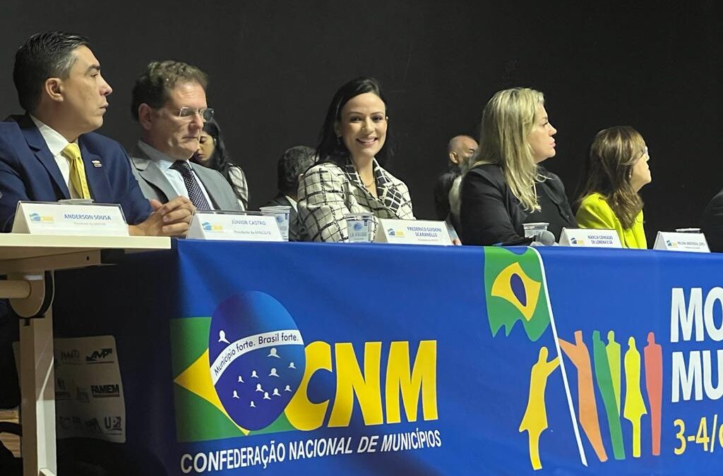 Brasília: Márcia destaca força do movimento municipalista