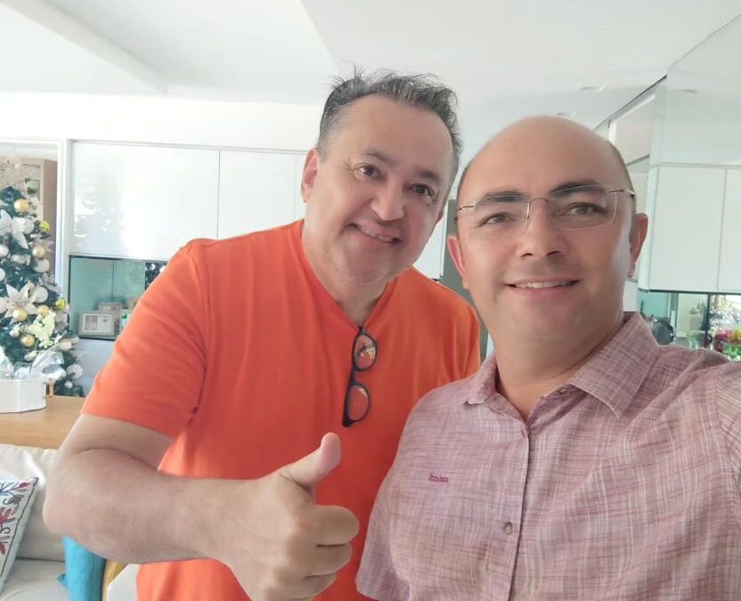 André Maio sinaliza possível pré-candidatura à Prefeitura de ST após encontro com Sebastião Oliveira