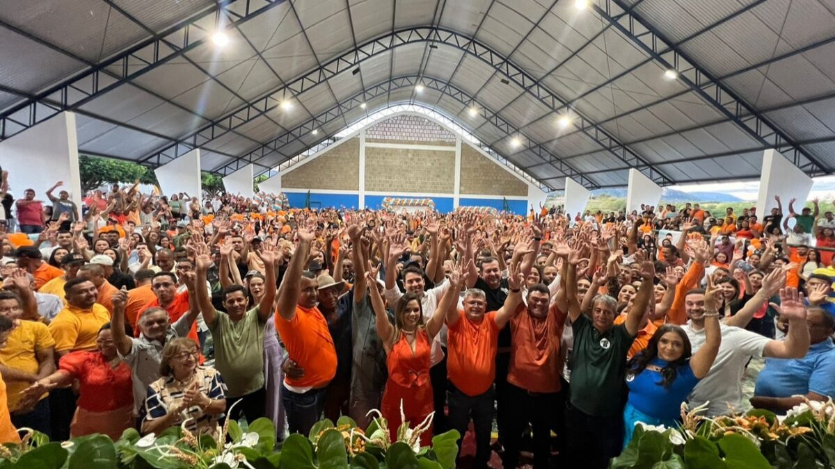 Calumbi: Convenção do bloco governista homologa candidaturas de Joelson e Cuca do Riachão