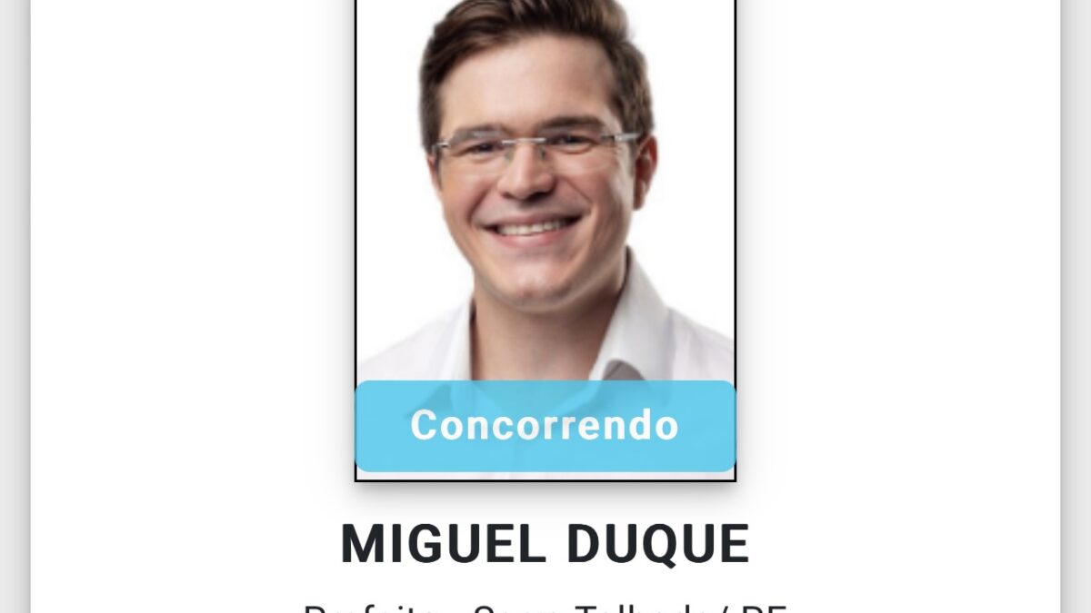 Miguel Duque registra  candidatura em ST com propostas inovadoras para Saúde e Infraestrutura