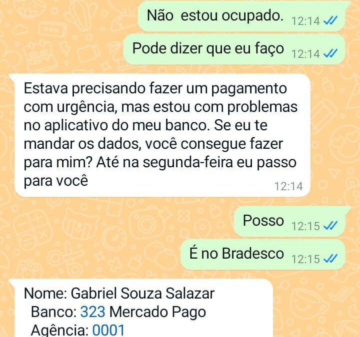 Golpistas usam nome e foto de Edson Henrique para aplicar golpes pelo WhatsApp