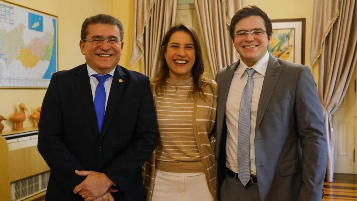 Luciano e Miguel se reúnem com governadora Raquel para debater o desenvolvimento de Serra Talhada e região