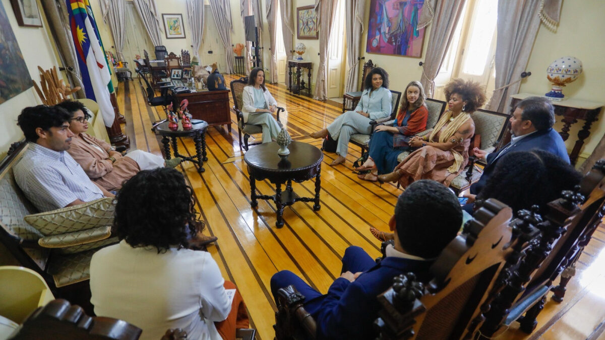 Governadora Raquel Lyra recebe a governadora do departamento do Chocó, na Colômbia, Nubia Carolina